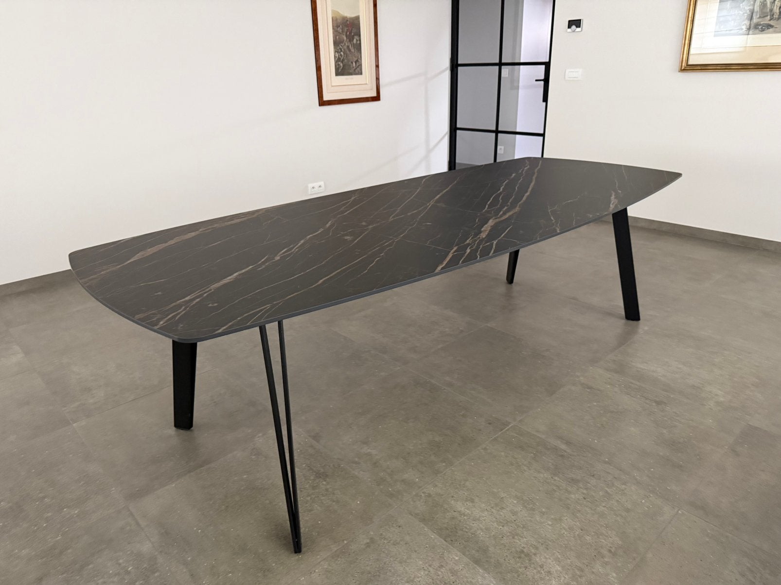 Eettafel Keramisch, Huis en Inrichting, Tafels | Eettafels, Ophalen, Zo goed als nieuw