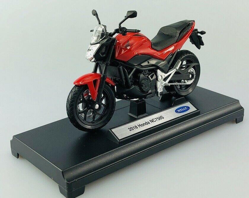 Honda NC750s 1:18 12854 Welly, Hobby & Loisirs créatifs, Voitures miniatures | 1:18, Enlèvement ou Envoi, Neuf, Moteur, Welly
