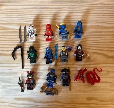 Lego Ninjago Minifiguren Lot, Enlèvement ou Envoi, Lego, Accessoires inclus, Comme neuf