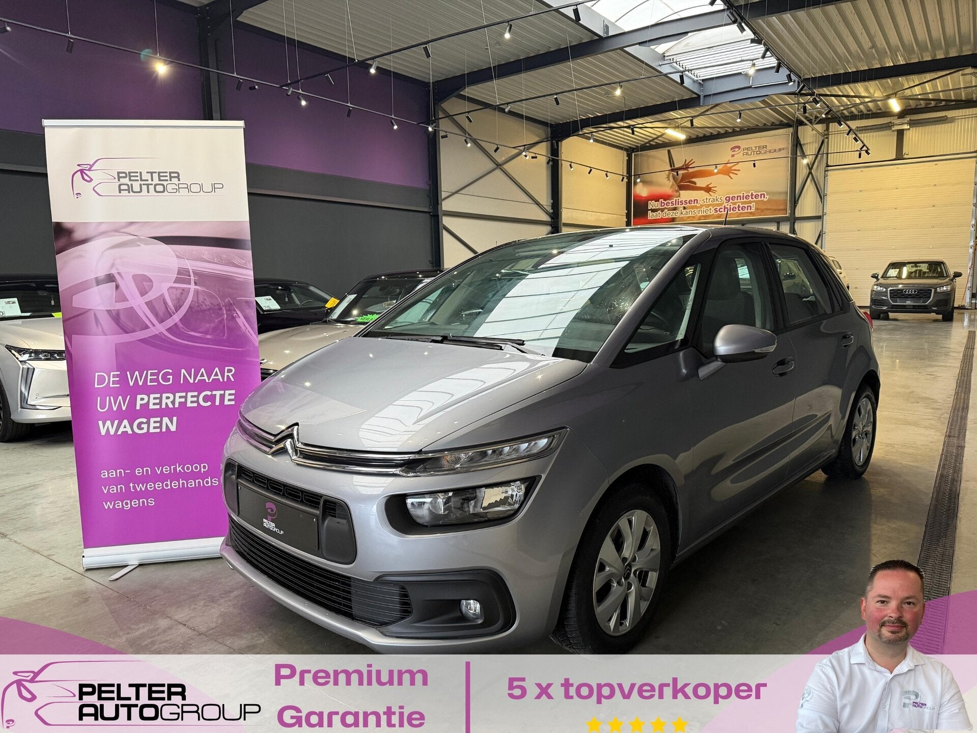 Citroen C4 SpaceTourer 1.2 Benzine Automaat GPS, Parkeersensor, 1199 cc, 0 kg, 5 zetels