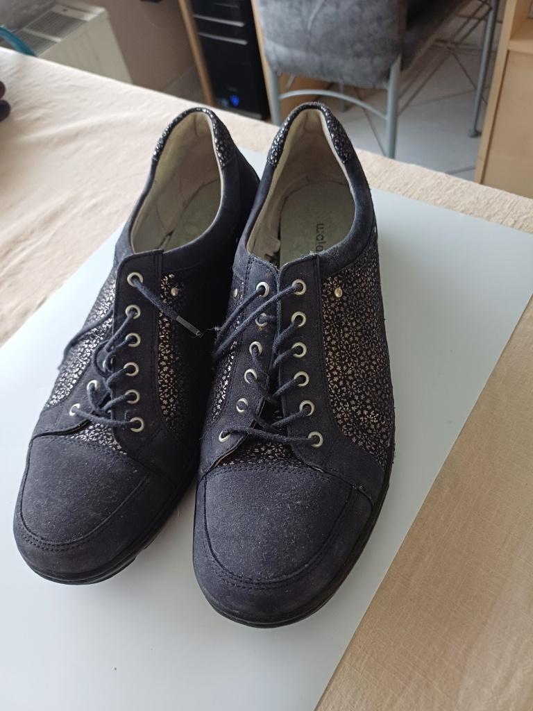 dames schoenen maat 40 merk waltlaufer H breedte, Ophalen, Waldlaufer, Blauw, Wandelschoenen