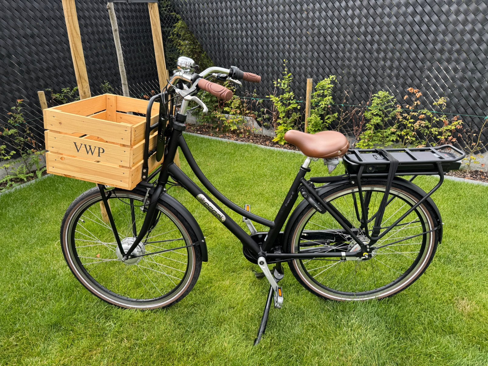 Transportfiets Popal Daily Dutch Prestige-E N3 50cm 28”, Fietsen en Brommers, Ophalen, 47 tot 50 cm, Versnellingen, Zo goed als nieuw
