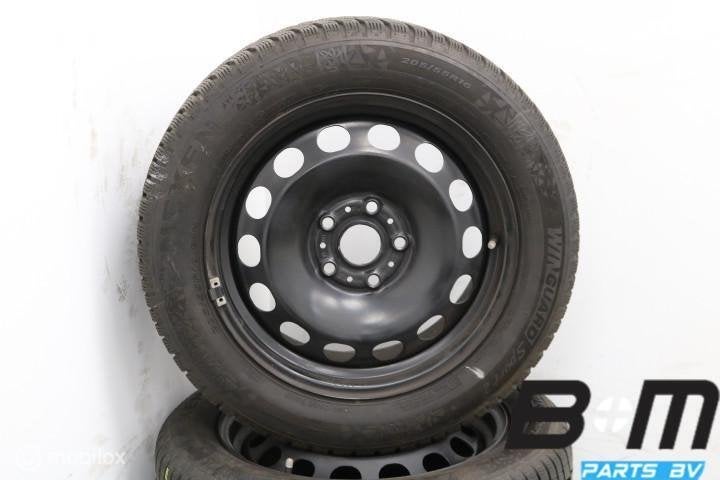 Org 16 inch velgen + winterbanden Audi A3 8Y 5Q0601027BQ, Auto-onderdelen, Banden en Velgen, Gebruikt, 16 inch, Banden en Velgen