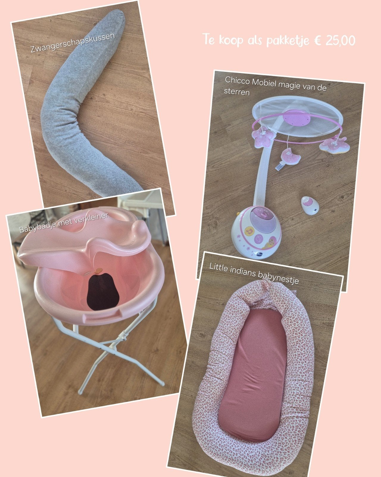 baby pakket, Ophalen, Gebruikt