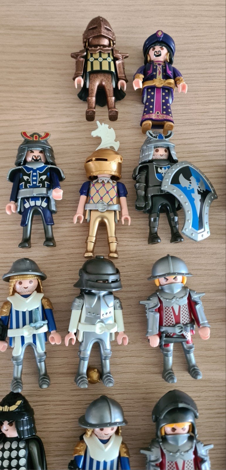 Playmobil verschillende soorten ridders, Ophalen