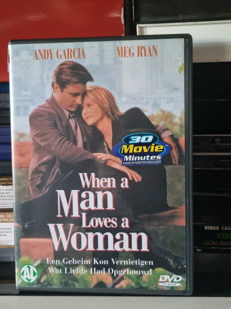 When a Man Loves a Woman, Andy Garcia, Meg Ryan, Cd's en Dvd's, Dvd's | Avontuur, Ophalen of Verzenden, Frans, Nederlands