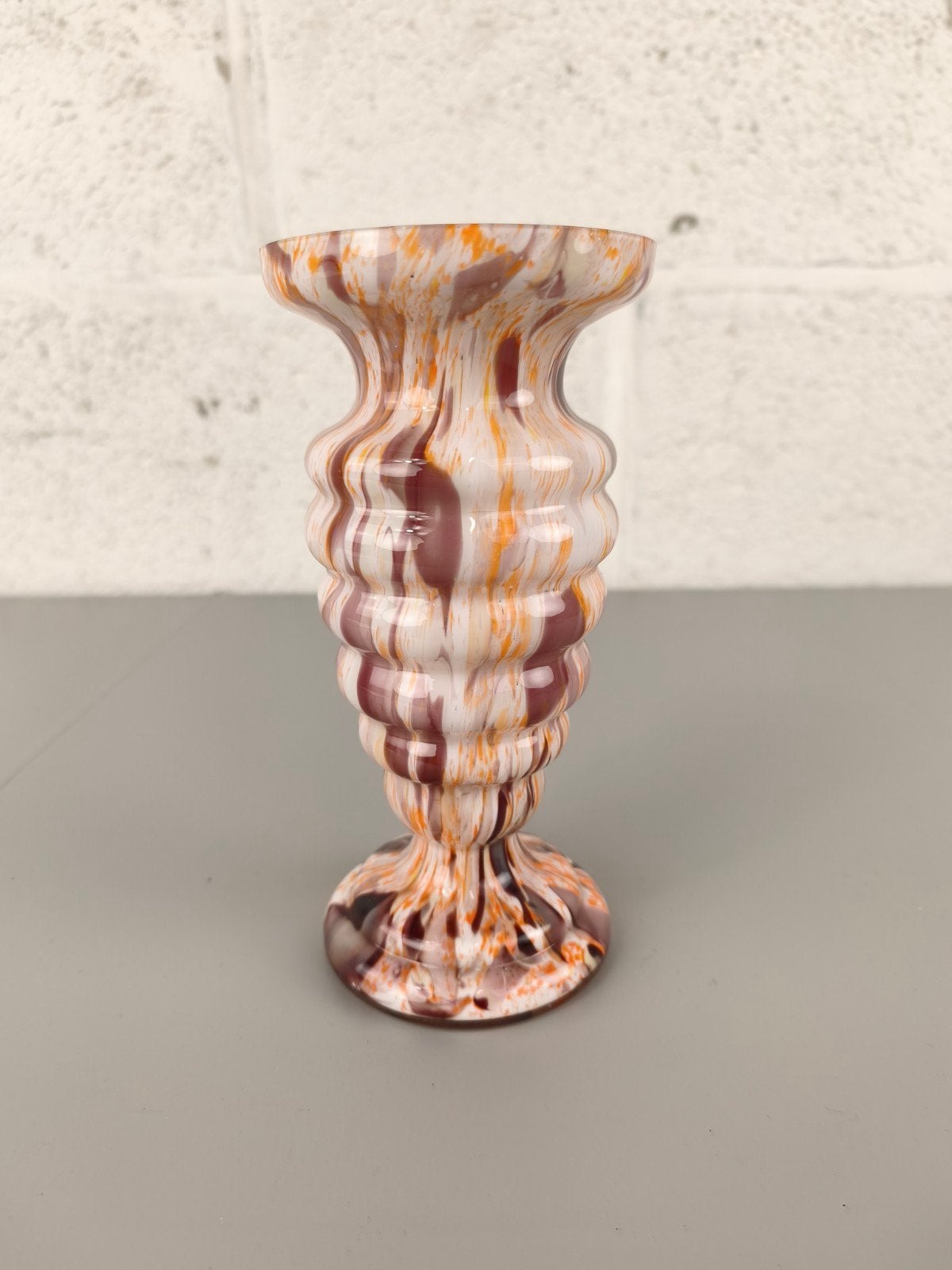 Boheems kunstglas vaasje, Ophalen of Verzenden