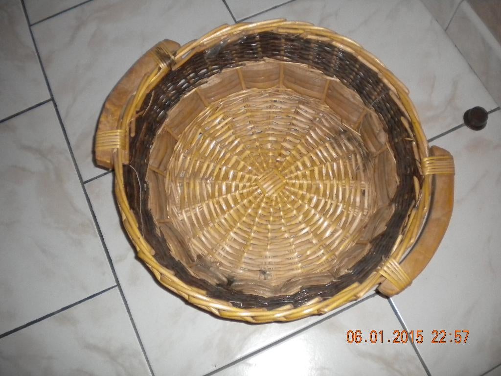 Grote stevige mooie rietenmand, Enlèvement, Panier