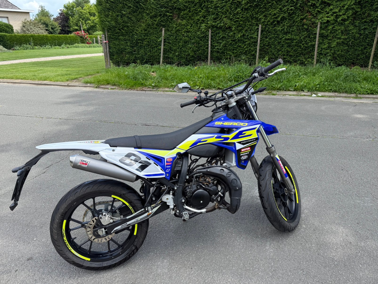 50cc sherco te koop, Autres marques, 6 vitesses, Enlèvement, Utilisé