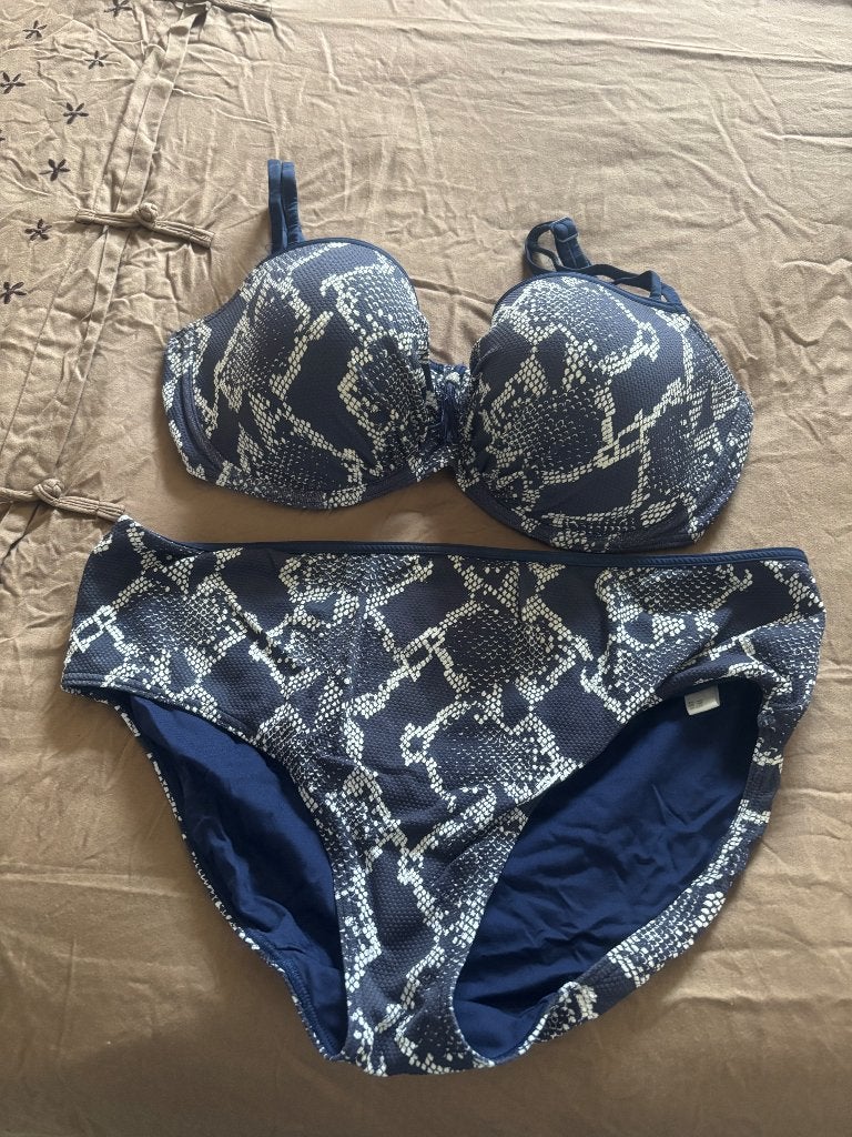 Prima donna bikini blauw slangenprint, Kleding | Dames, Badmode en Zwemkleding, Ophalen, Gedragen, Blauw, Bikini