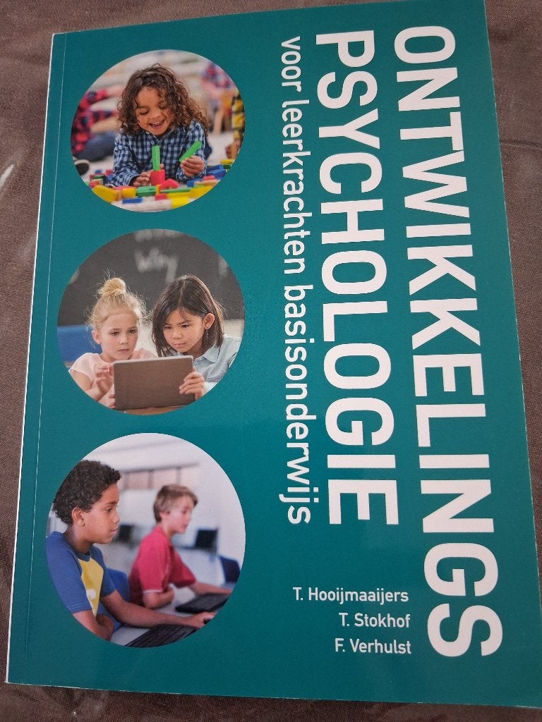 Ontwikkelingspsychologie voor leerkrachten basisonderwijs, Livres, Livres scolaires, Autres niveaux, Comme neuf, Enlèvement, T. Hooijmaaijers, T. Stokhof, F. Verhulst