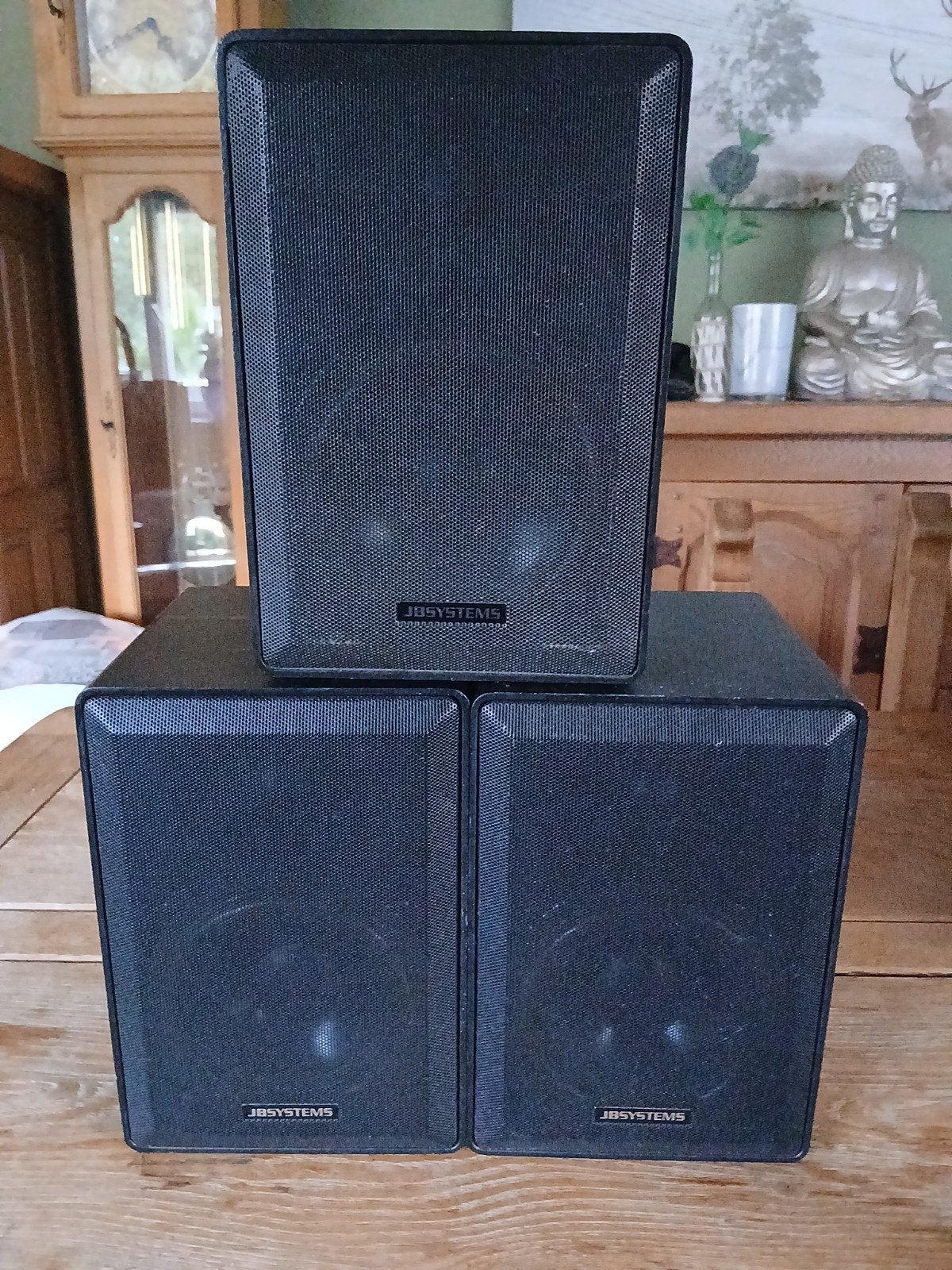 Set van 3 JB Systems K-80 Luidsprekers (120W) – Nette staat!, TV, Hi-fi & Vidéo, Enceintes, Enlèvement