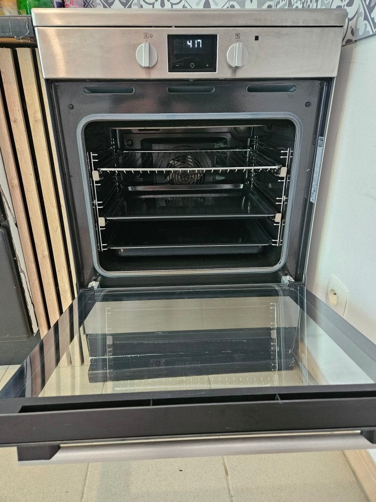Cuisinière AEG Taque Induction, Electroménager, 4 zones de cuisson, Enlèvement, Utilisé, Air chaud