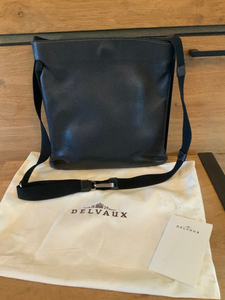 Delvaux handtas, Ophalen, Zo goed als nieuw, Zwart, Handtas