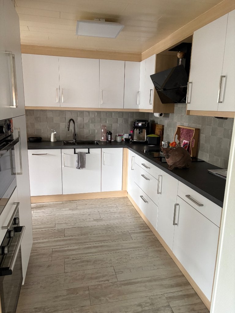 Keuken met apparatuur, Bois, Brun, Enlèvement, Utilisé