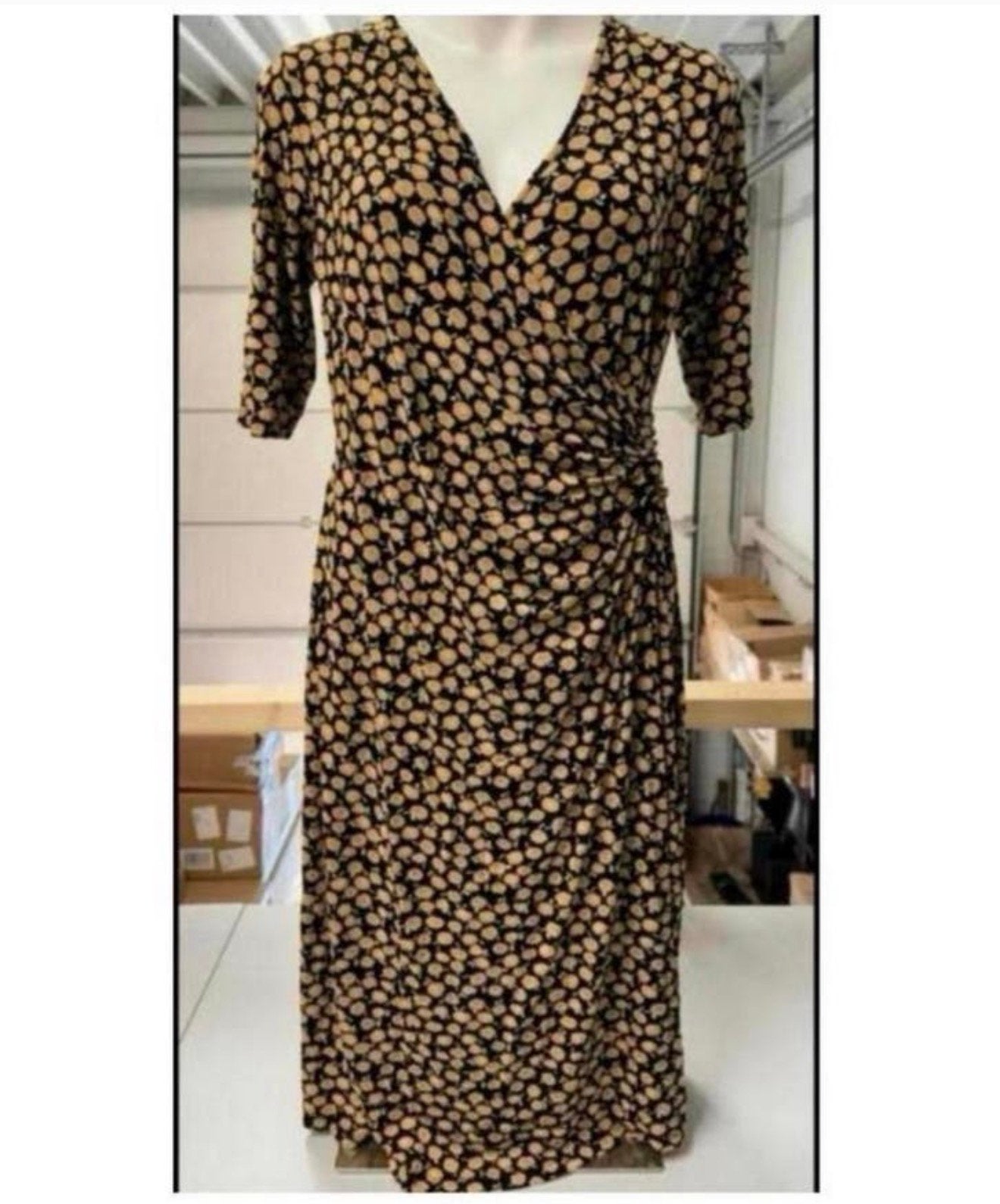 Robe d'été d'automne femme taille M - m&s women - jaune noir, Vêtements | Femmes, Enlèvement ou Envoi, Comme neuf, Taille 38/40 (M)