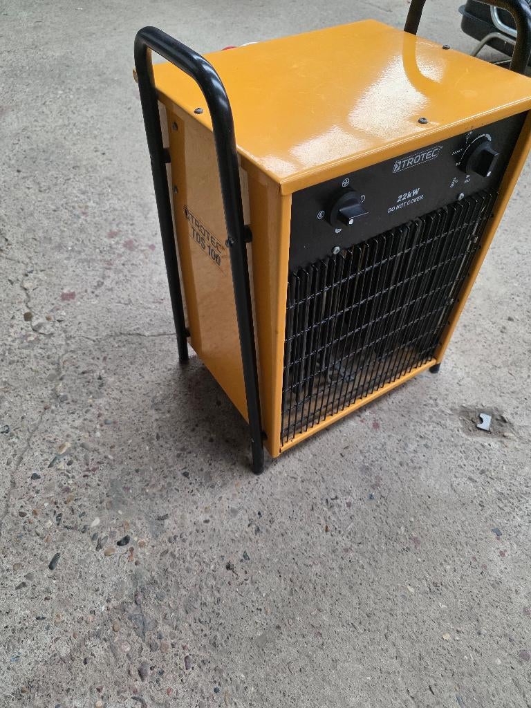 Trotec TDS100 - elektrische kachel 11-22kW, Ophalen, 30 tot 80 cm, Kachel, Minder dan 60 cm