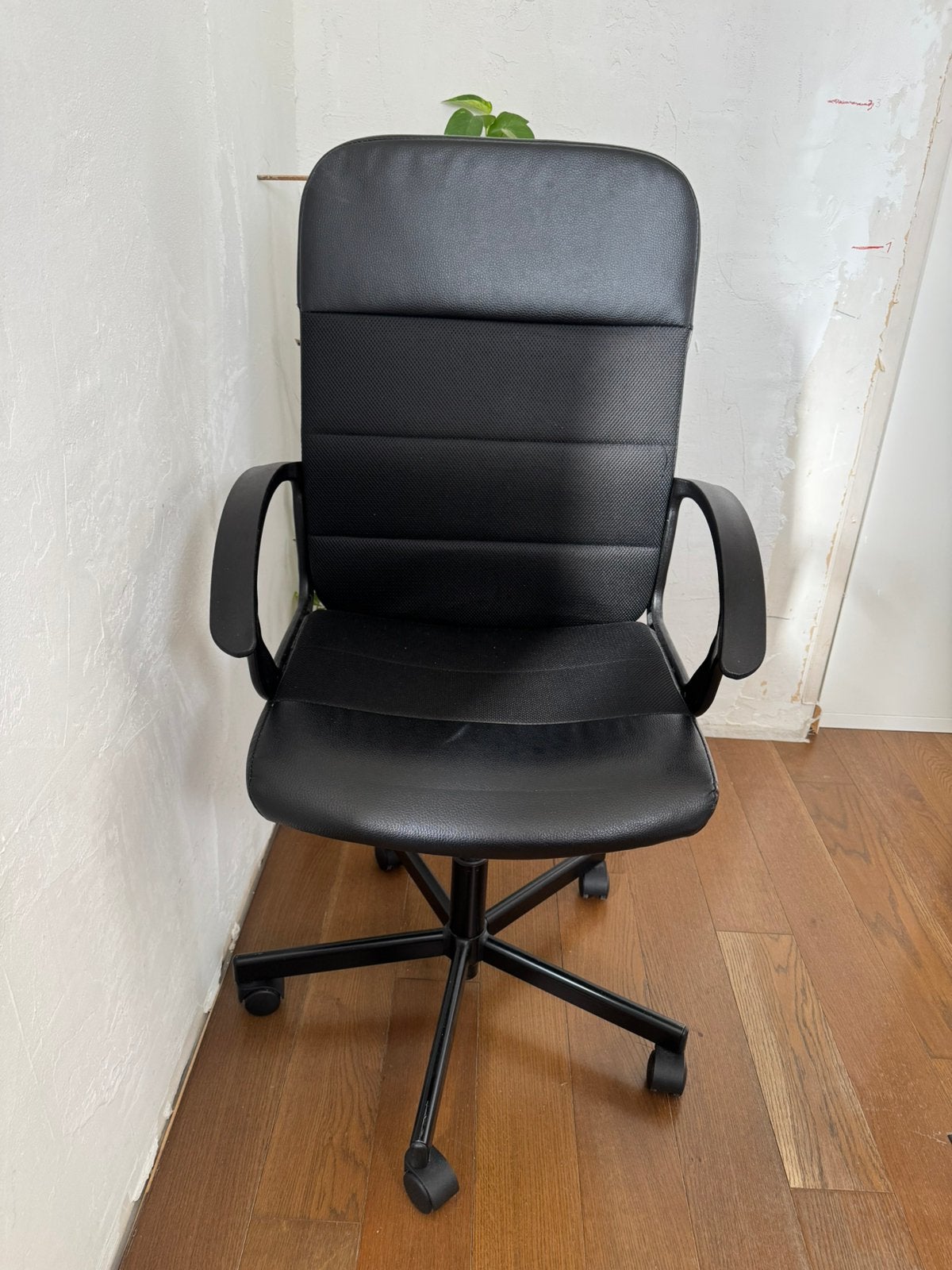 ikea renberget bereaustoel zwart, Maison & Meubles, Comme neuf, Enlèvement, Chaise de bureau, Ergonomique