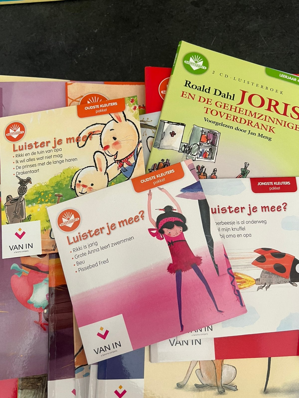 Voorleesverhalen kleuters + Luisterverhalen Roald Dahl, Boeken, Ophalen of Verzenden, Zo goed als nieuw