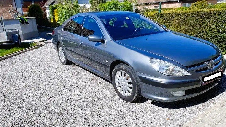 PRACHTIGE PEUGEOT 607 2.2 HDI LEES DE BESCHRIJVING, Auto's, Voorwielaandrijving, 4 deurs, Zwart, Leder