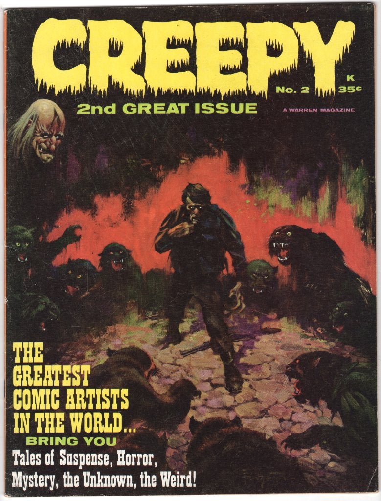 Creepy (1964 Warren) #2, Eén comic, Ophalen of Verzenden, Gelezen, Amerika