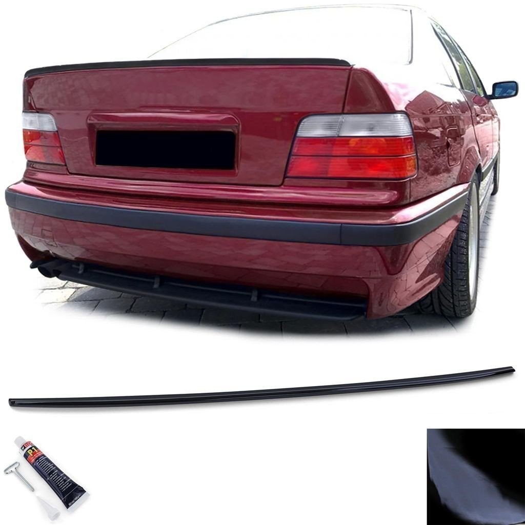 Achterklep Spoiler Cap Voor Bmw E36 Sedan Glans Zwart GT Sty, Verzenden