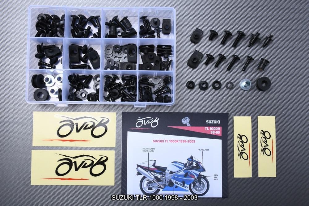 Kit visserie spécifique pour SUZUKI TLR 1000 1998 - 2003, Motos, Enlèvement ou Envoi, Neuf