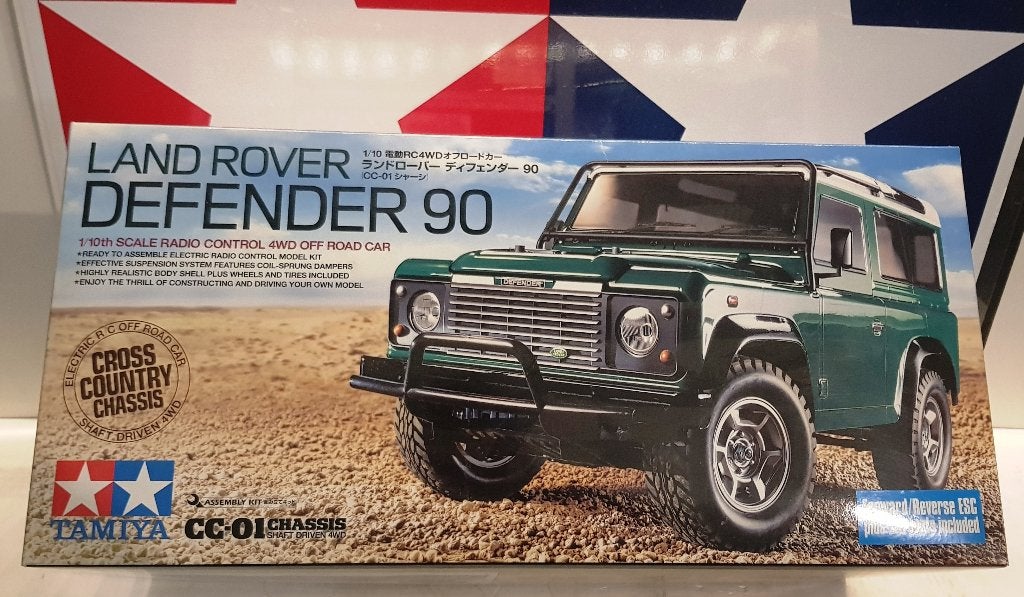 Tamiya Land Rover Defender 90 Light (CC-01 chassis) #58657, Hobby en Vrije tijd, Elektro, Auto offroad, Nieuw, Ophalen of Verzenden