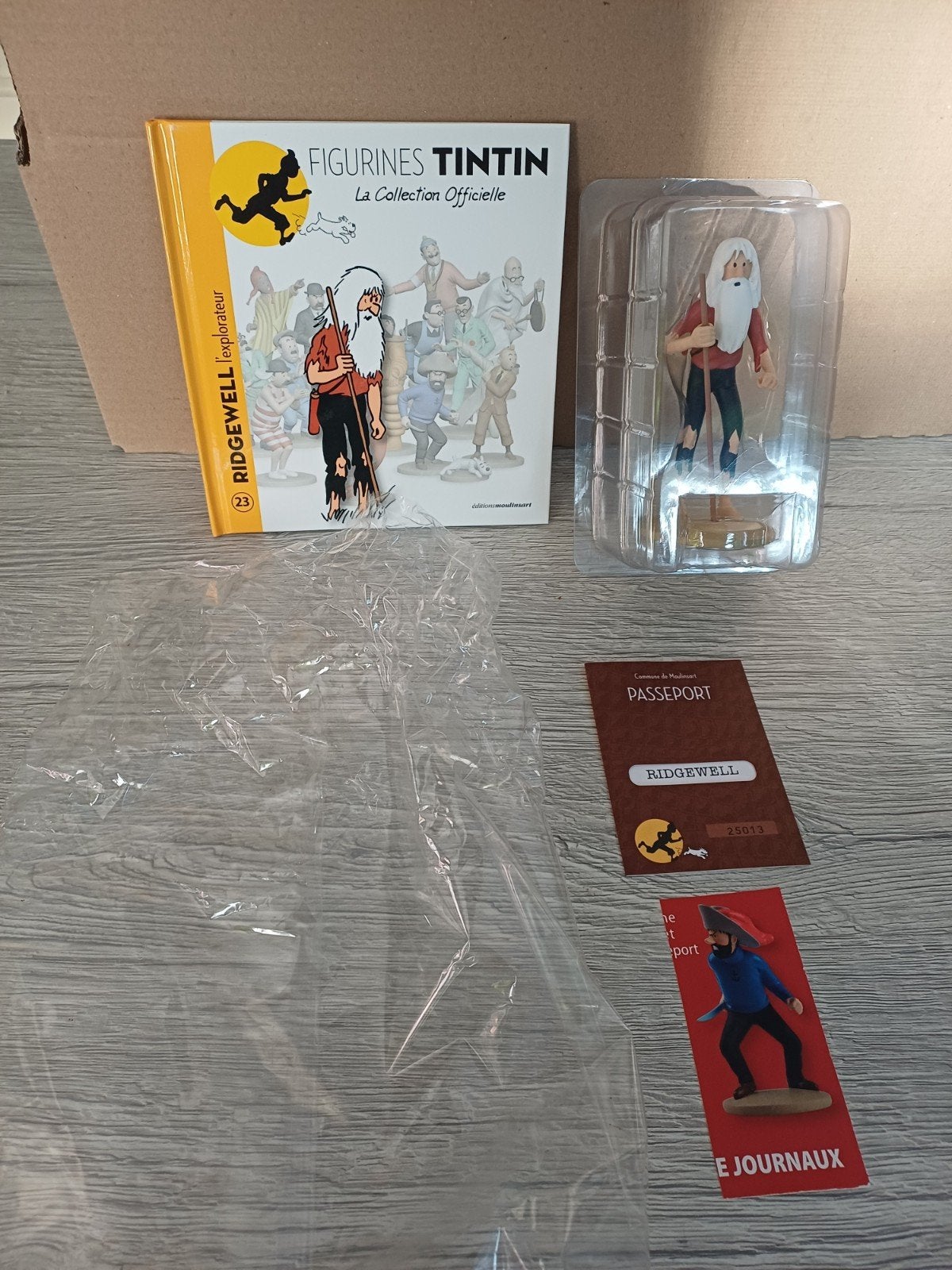 Figurine Ridgewell 23 Tintin, Collections, Personnages de BD, Comme neuf, Statue ou Figurine, Tintin, Enlèvement ou Envoi