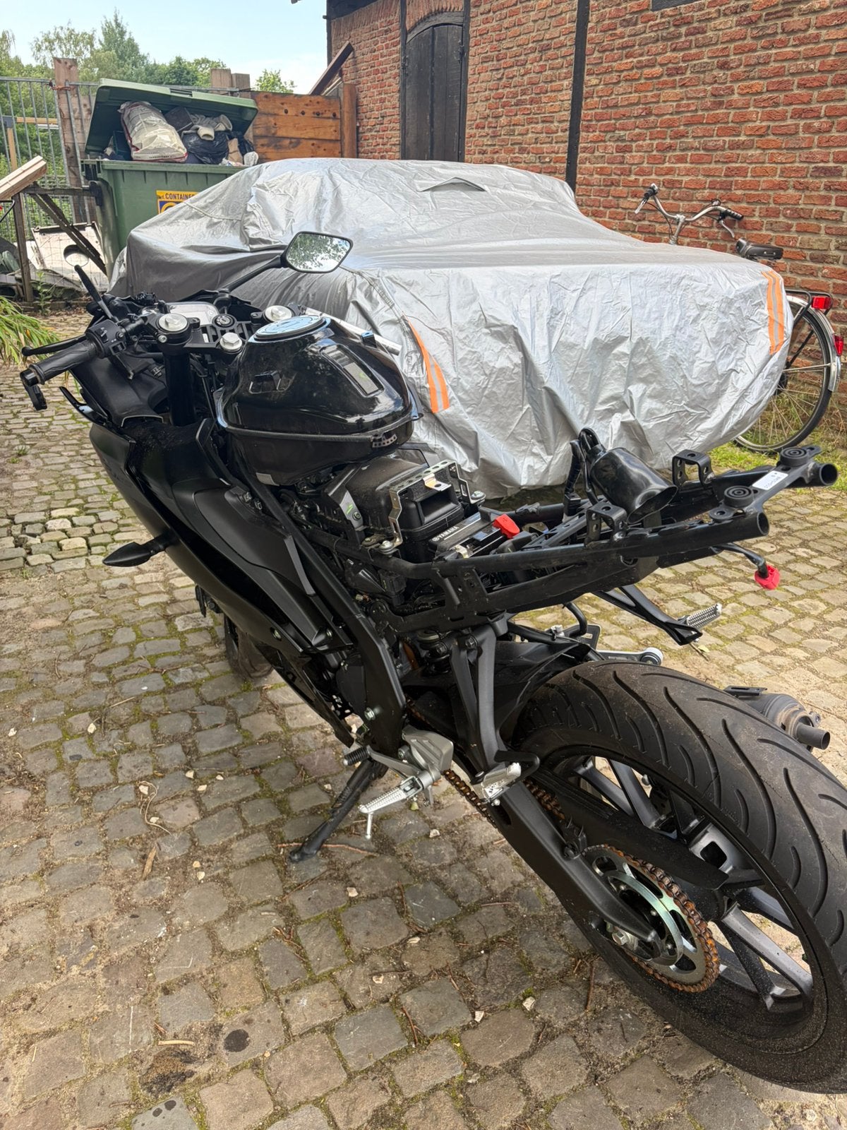 Yamaha R125 (2025) – Project of onderdelen, werkend blok, Motoren, Gebruikt, 125 cc, 11 kW of minder, Handgeschakeld