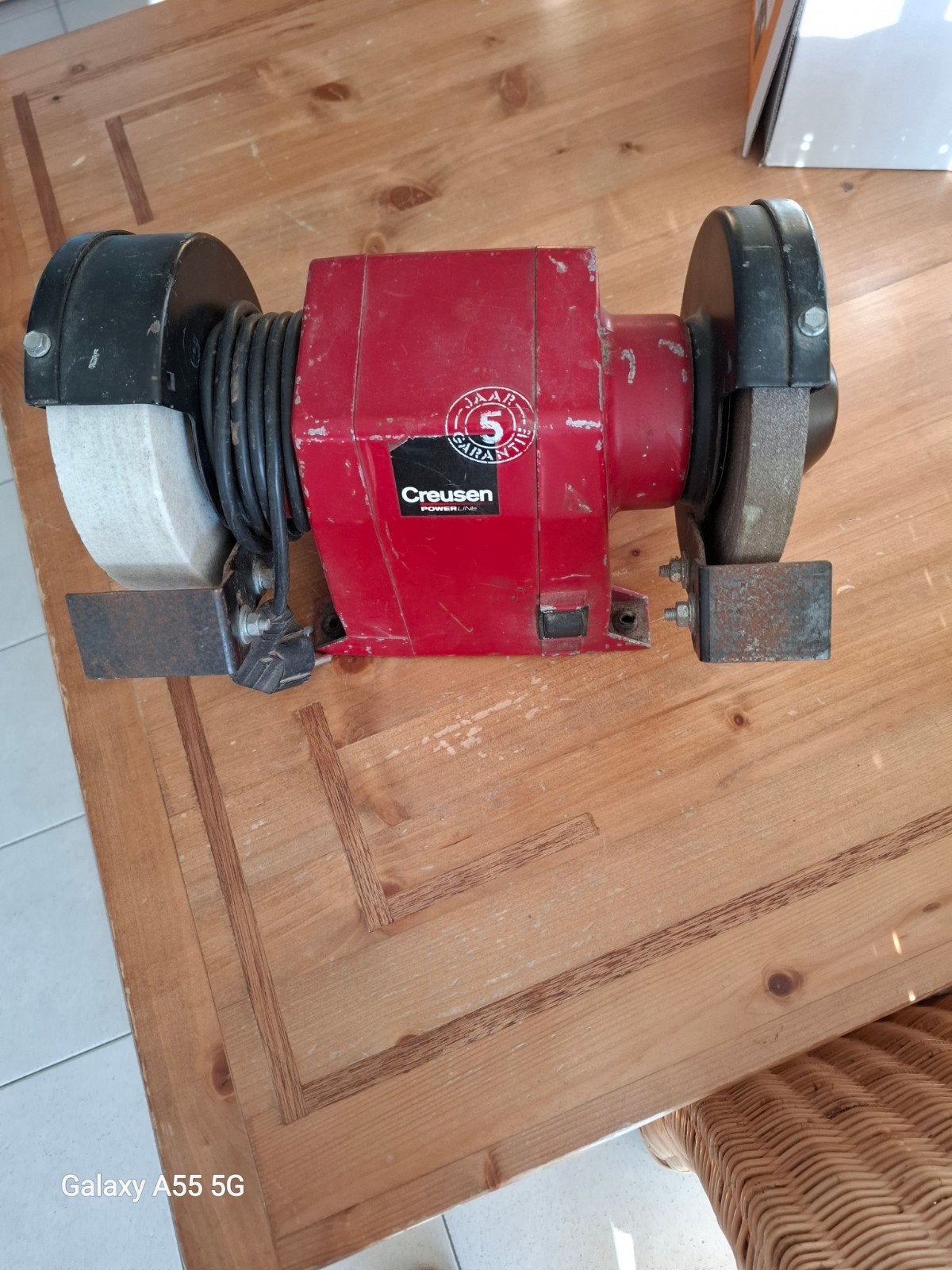 SLIJP MACHINE, Ophalen, Gebruikt, Minder dan 700 watt, Werkbankslijpmachine