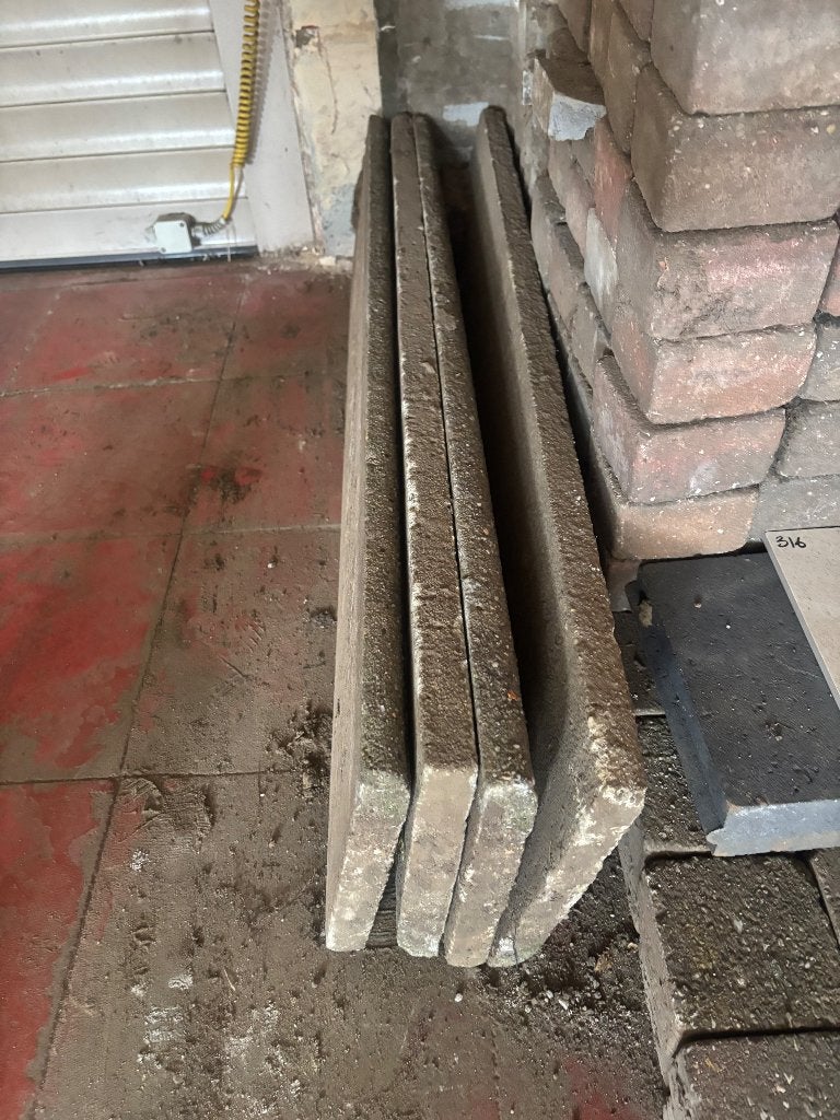 Gratis boordstenen 100x25x3cm, Tuin en Terras, Ophalen, Gebruikt, Border