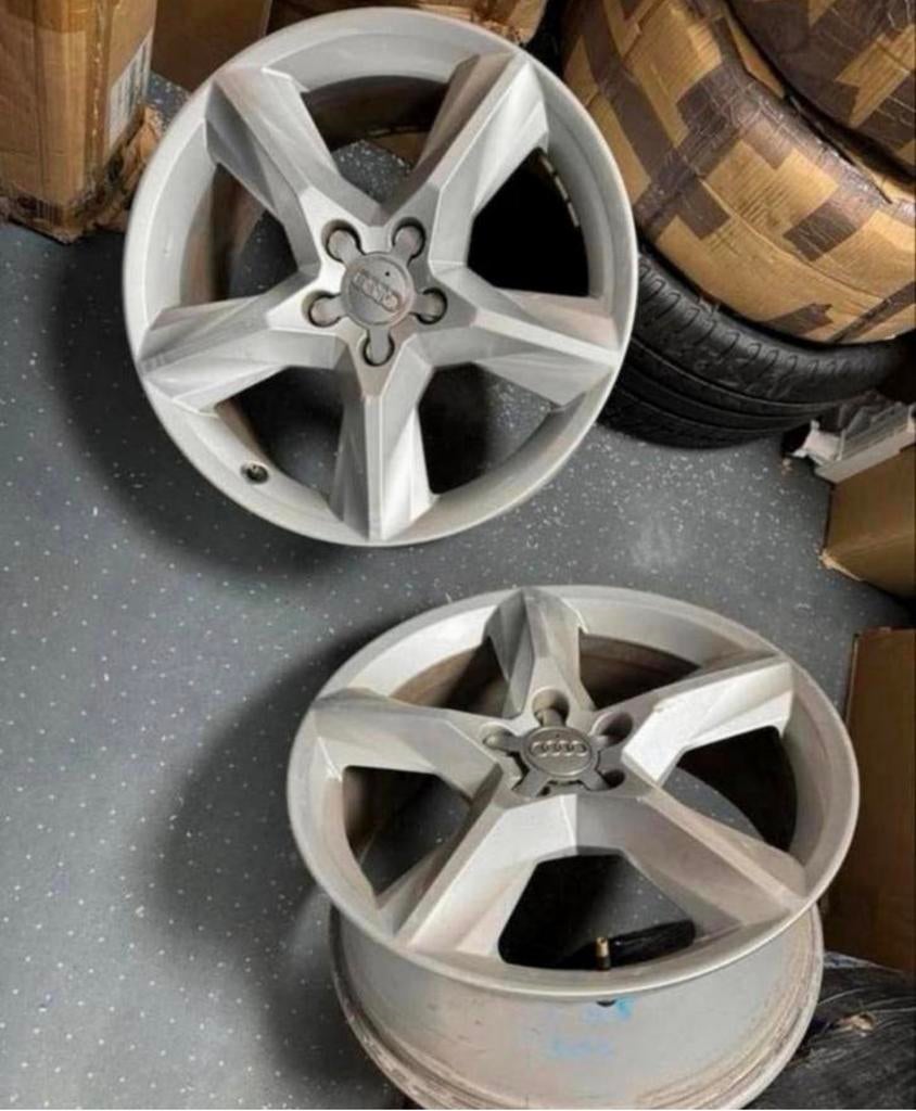 2X 8R0601025CG Audi 8R Q5 Velg Velgen 8 x 18" inch ET39, Auto-onderdelen, Banden en Velgen, Velg(en), 18 inch, Gebruikt, Ophalen of Verzenden
