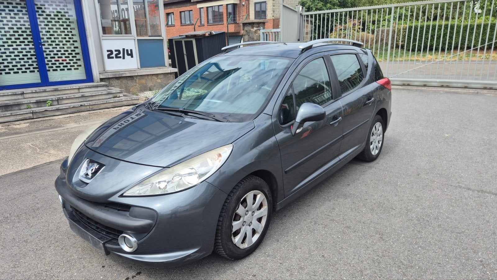 Peugeot 207Sw 1.6Hdi Anne 2008 Airco 5place ct ok, Entreprise, Boîte manuelle, Noir, 5 portes