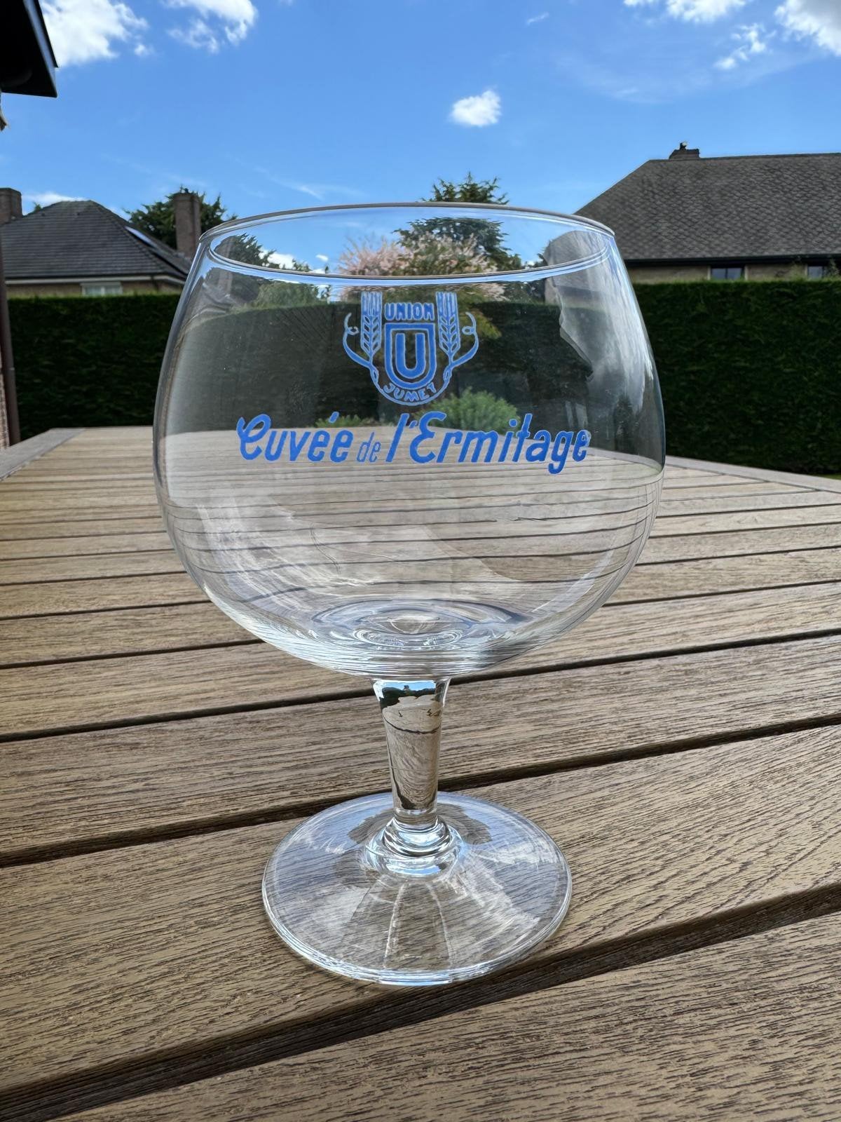 6 vintage glazen Cuvée de l'Ermitage, Ophalen