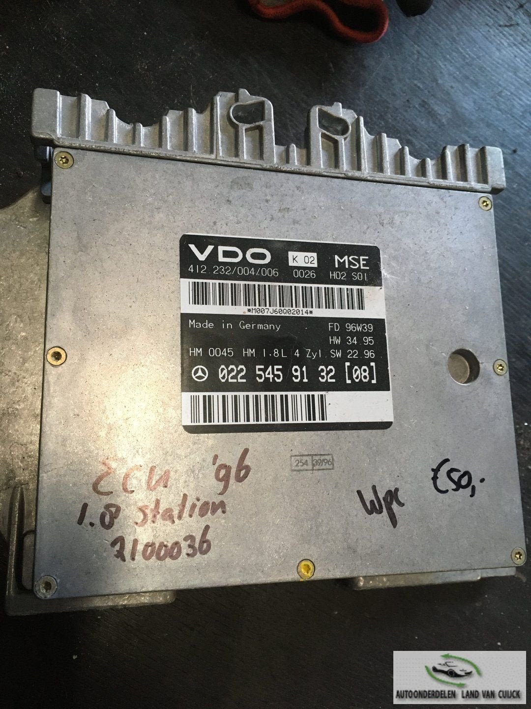 Mercedes c klasse 1996 station 1.8 ECU, Gebruikt, -, -, Ophalen of Verzenden