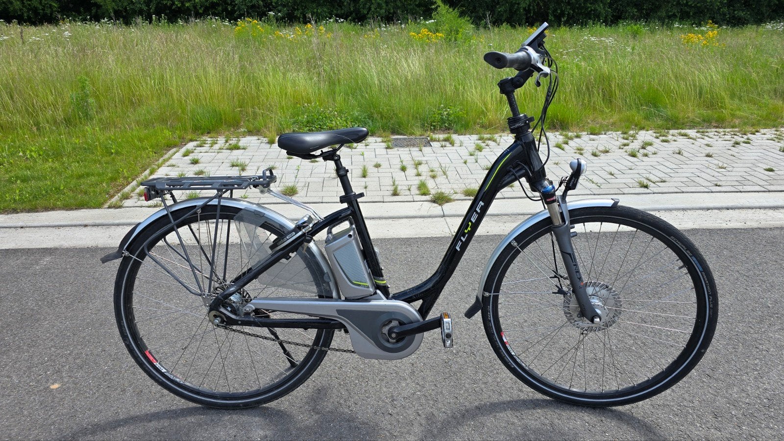 Elektrische fiets Flyer, Ophalen
