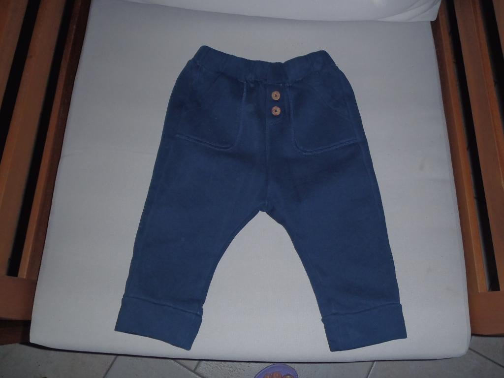 marineblauwe legging maat 80, Kinderen en Baby's, Babykleding | Maat 80, Ophalen of Verzenden, Zo goed als nieuw, Jongetje, Broekje