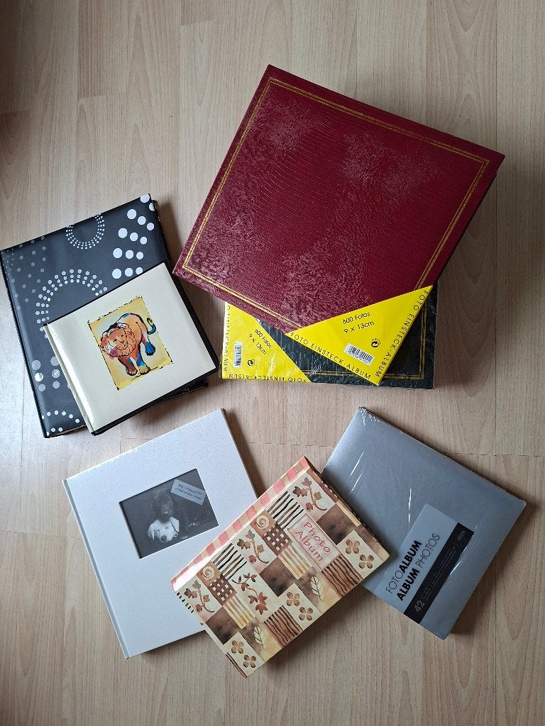 Pakket van 7 Fotoalbums (Insteek & Plak)-NIEUW / ONGEBRUIKT, Audio, Tv en Foto, Fotoalbums en Accessoires, Ophalen of Verzenden