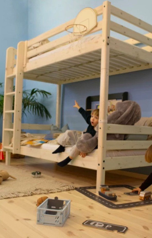 2 FLEXA bed + extra bed, Ophalen, 90 cm, Eenpersoons, 160 tot 180 cm