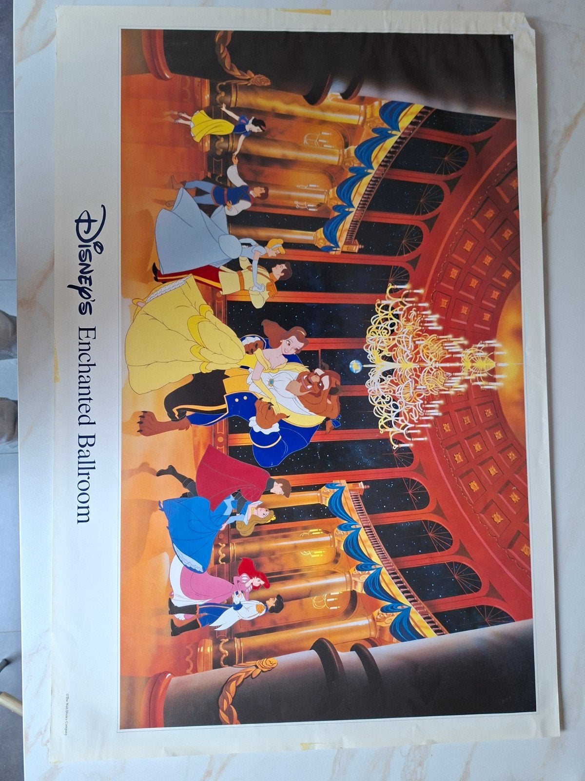 Poster ancien Disney 60/90cm, Ophalen of Verzenden