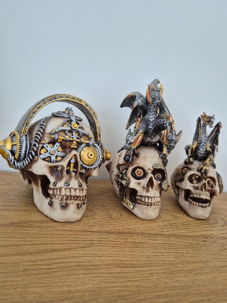 Fantasy doodskoppen decoratie, Verzamelen, Ophalen, Nieuw, Fantasy