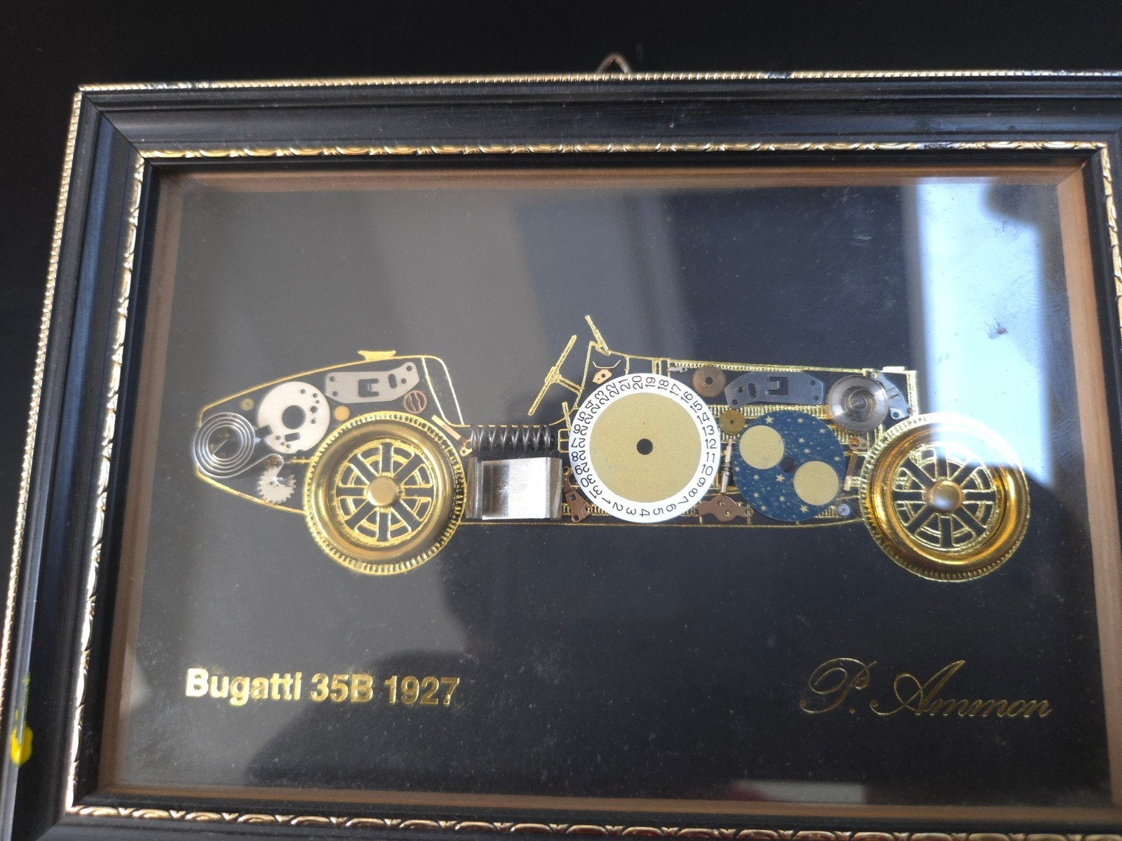 Poster Bugatti rare, Handtassen en Accessoires, Manchetknopen