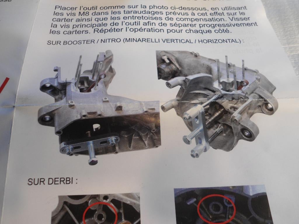 booster nitro : gereedschap voor krukas, Fietsen en Brommers, Ophalen, Nieuw, Blok, Yamaha