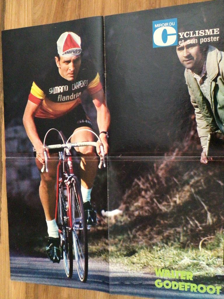 Wielerposter team flandria walter godefroot, Verzenden, Zo goed als nieuw
