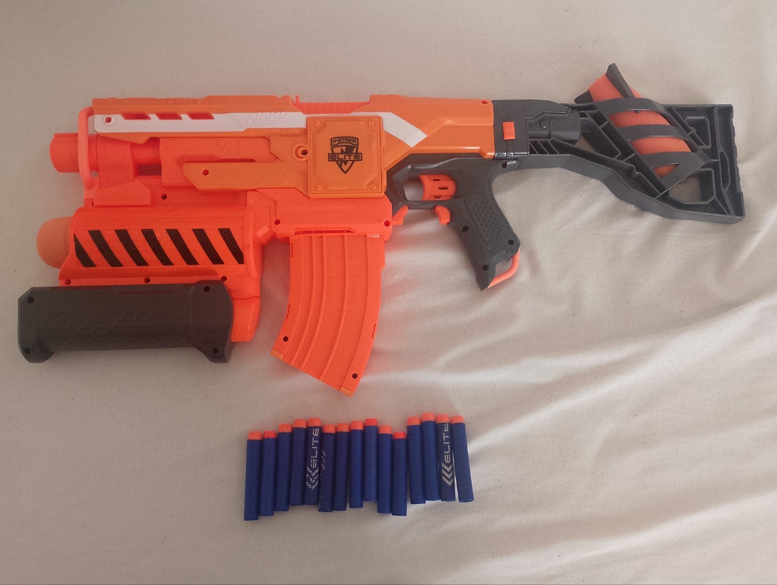 Nerf geweer N-Strike Elite Demolisher 2 in 1, Kinderen en Baby's, Ophalen, Gebruikt