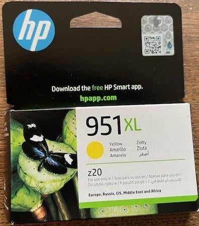 Inktpatroon HP 951XL Geel Nieuw Origineel, Ophalen of Verzenden, Nieuw, Cartridge, Hp