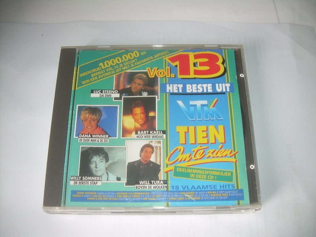 CD - VTM - 10 OM TE ZIEN - VOL 13, Cd's en Dvd's, Ophalen of Verzenden, Zo goed als nieuw, Verzamelalbum, Eerste persing