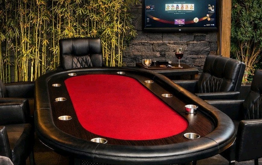 table de poker, Enlèvement