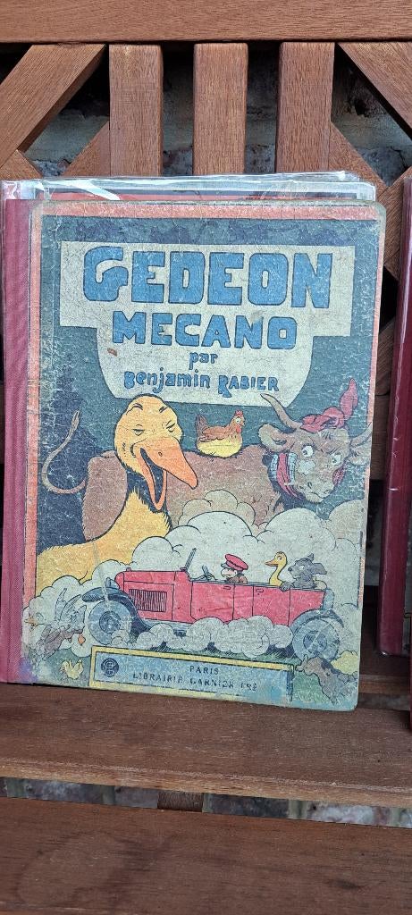 Gedeon Mecano, Une BD, Enlèvement, Utilisé, Benjamin Rabier